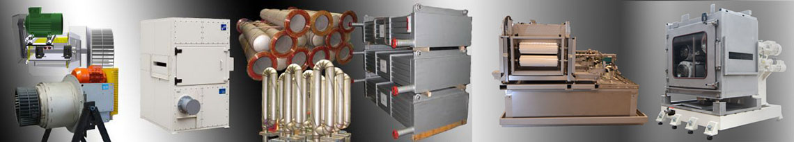 Spare Parts - Heat Exchangers, Hot Gas Fans, Radiant Tubes