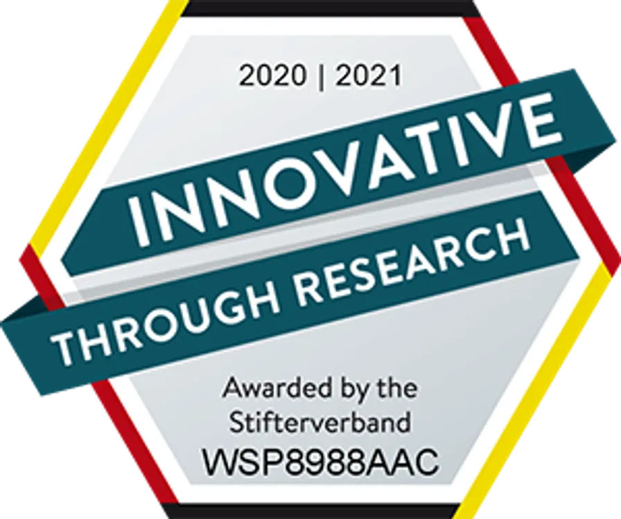 WSP receives Award from Stifterverband for Innovative Research