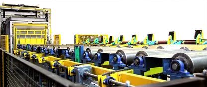 Roller hearth furnaces